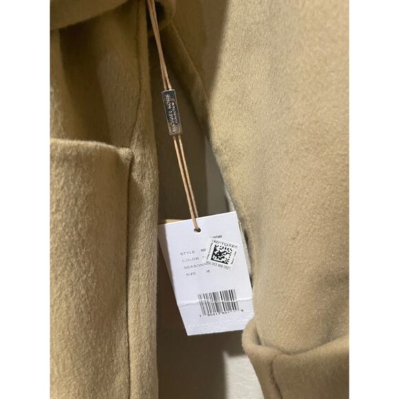 Michael Kors Collection Double Face Wool Melton Bathrobe Coat - Picture 13 of 13